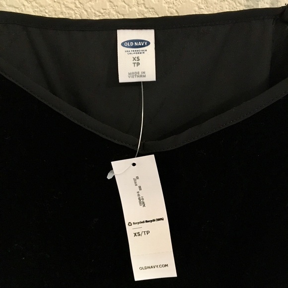 Velvet v-neck cami | NWT, black - Picture 4 of 8